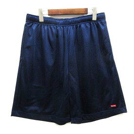 【中古】シュプリーム SUPREME スモール ボックスロゴ バギー メッシュ ショーツ ショートパンツ ハーフパンツ Small Box Baggy Mesh Short 23SS ネイビー 紺 S ☆AA★ メンズ 【ベクトル 古着】 250401