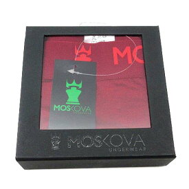 【中古】未使用品 モスコヴァ MOSKOVA ボクサーパンツ M2 コットン S レッド 赤 MOMUW001 メンズ 【ベクトル 古着】 260730