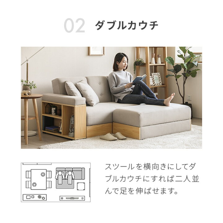 楽天市場】ソファ ソファー おしゃれ 2人掛け 送料無料 二人掛け 収納 