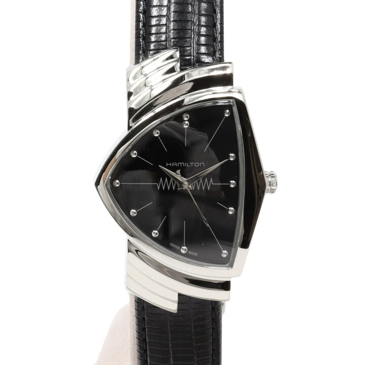 楽天市場】HAMILTON ハミルトン ベンチュラ H244112 SS レザー 革 