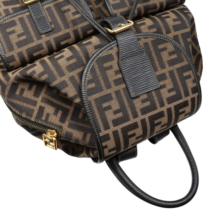 楽天市場】FENDI フェンディ ズッカ バッグパック ロゴ 総柄 
