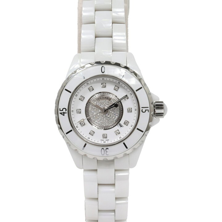 楽天市場】CHANEL シャネル J12 33mm H2123 デイト 12P ダイヤモンド  