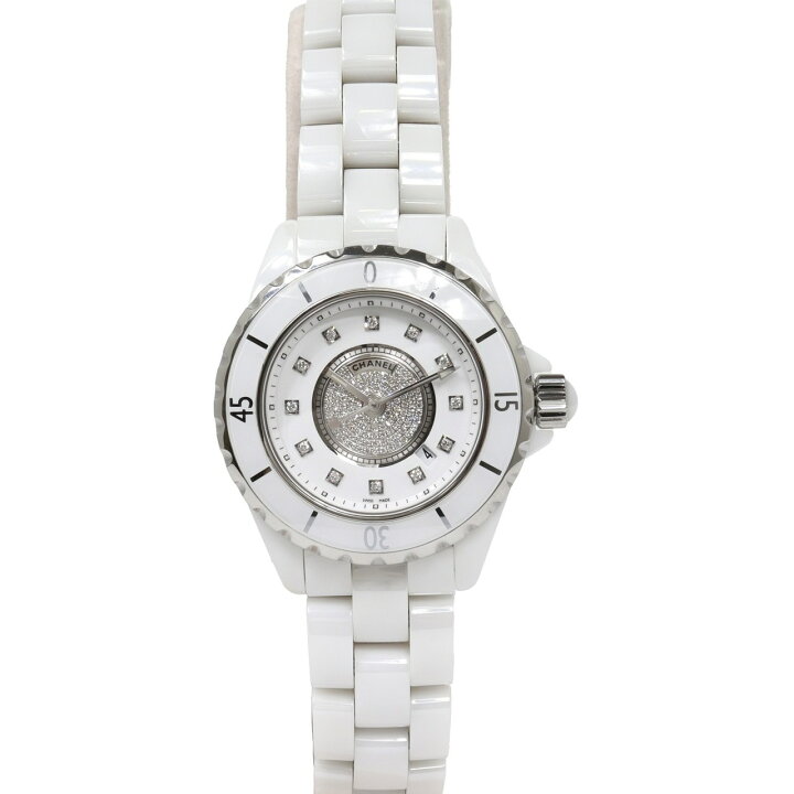 楽天市場】CHANEL シャネル J12 33mm H2123 デイト 12P ダイヤモンド 