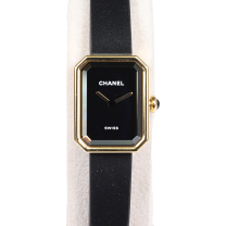 ★美品★【CHANEL】★プルミエールL レザー　クォーツ★バッテリー交換済★ シャネル CHANEL｜プルミエール｜クォーツ・1980年代製