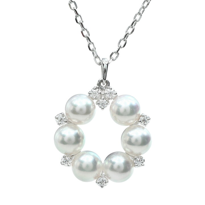楽天市場】MIKIMOTO ミキモト K18 WG ネックレス アコヤ真珠 ベビー 