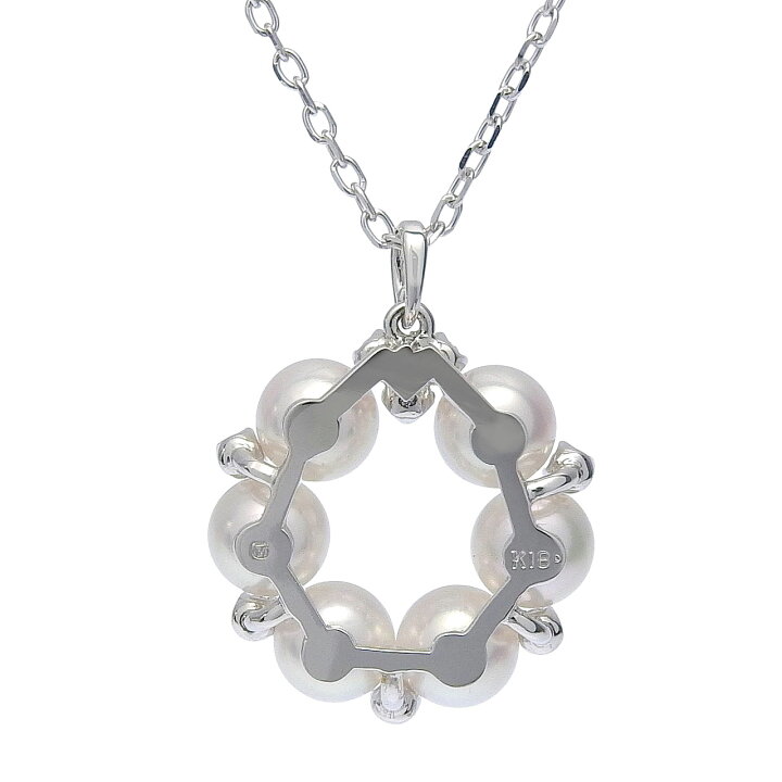 楽天市場】MIKIMOTO ミキモト K18 WG ネックレス アコヤ真珠 ベビー 