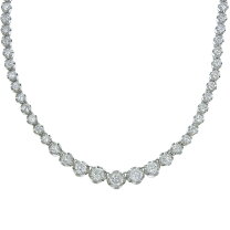 楽天市場】テニスネックレス 5.00ctの通販