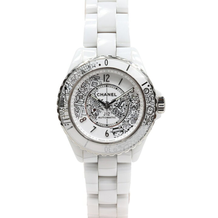楽天市場】CHANEL シャネル J12 H6476 12P ダイヤモンド ホワイト 
