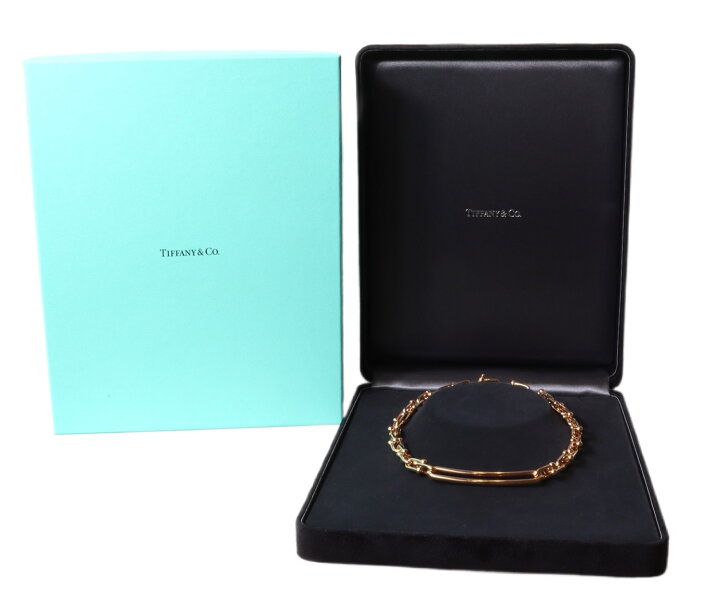 楽天市場】TIFFANY&Co. ティファニー Au750 K18YG ハードウェア リンク 