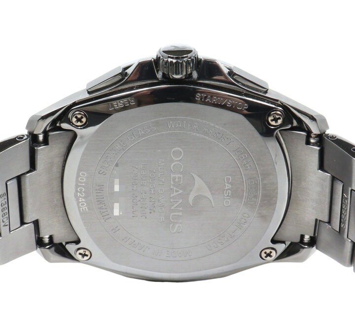 楽天市場】CASIO カシオ オシアナス OCW-T2500 デイト クロノグラフ 