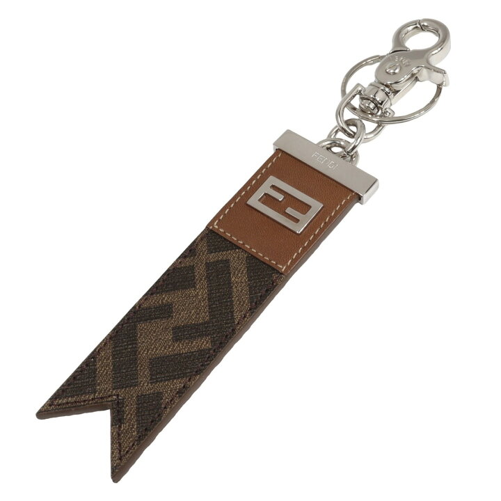 楽天市場】FENDI フェンディ ズッカ レザー FFモチーフ キーリング 