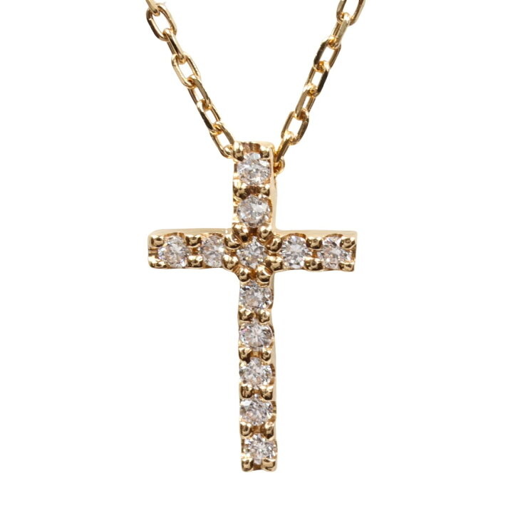 楽天市場】新品仕上げ STAR JEWELRY スタージュエリー K18 YG クロス 