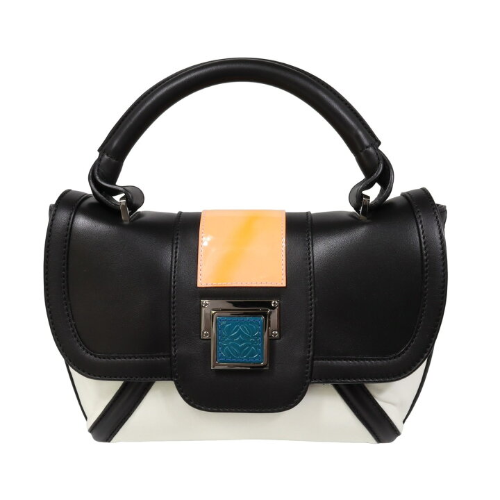 楽天市場】LOEWE ロエベ エナメルアナグラム ミニ ハンドバッグ レザー 