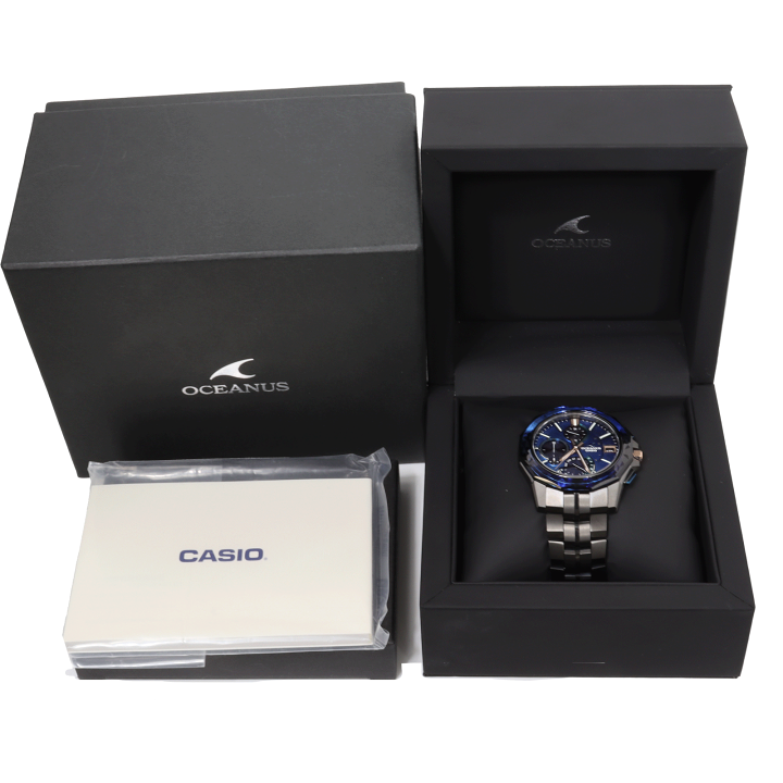 楽天市場】CASIO オシアナス マンタ 世界限定350本 OCW-S6000JC-2AJR 