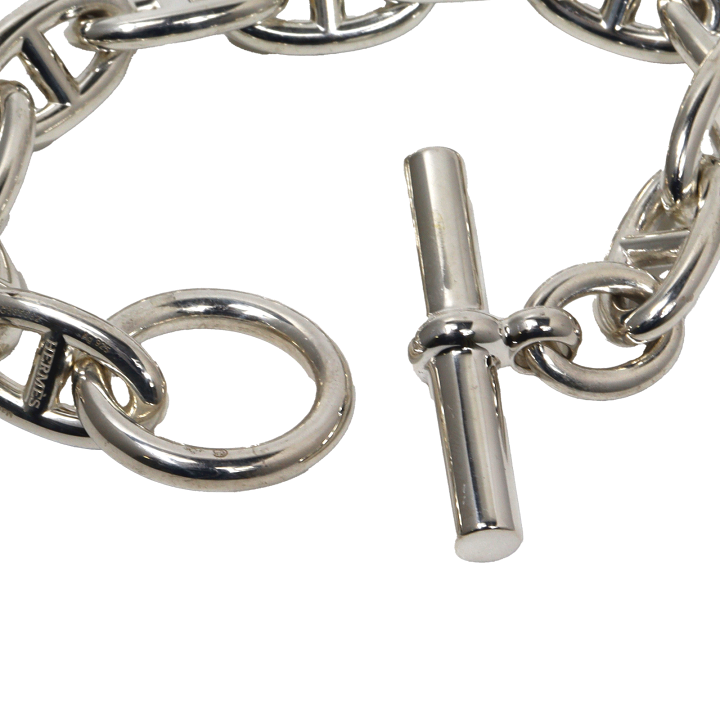 楽天市場】新品仕上げ HERMES エルメス SV925 シェーヌダンクル GM