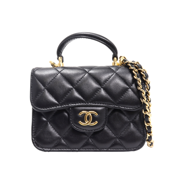 楽天市場】最終値下げ CHANEL シャネル トップハンドル フラップコイン 