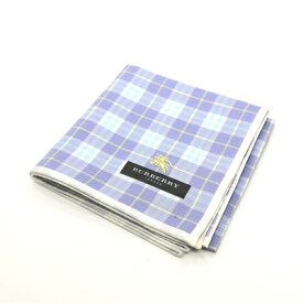 ワンダフルデー♪全品P10倍【売れ筋】【未使用ハンカチ】クロネコゆうパケット送料込!!BURBERRY ハンカチ【パープル系】