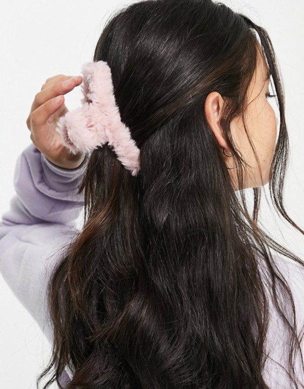 送料無料 サイズ交換無料 選択 エイソス レディース 人気激安 アクセサリー ヘアアクセサリー Pink DESIGN pink claw fur hair in ASOS