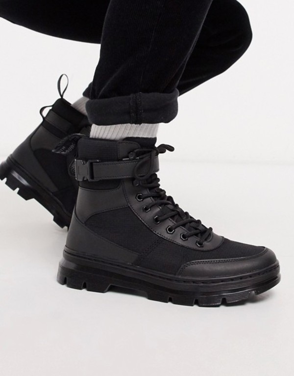 楽天市場】ドクターマーチン メンズ ブーツ・レインブーツ シューズ Dr Martens combs tech 8 eye boots in  black Black : ReVida 楽天市場店
