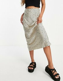 エイソス レディース スカート ボトムス ASOS DESIGN midi slip skirt in animal print Multi