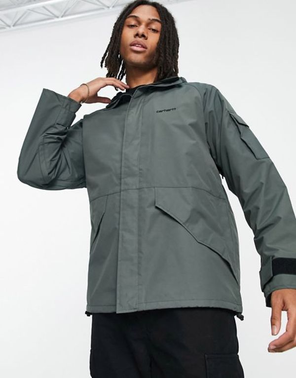 カーハート メンズ ジャケット・ブルゾン アウター Carhartt WIP prospector jacket in khaki Hemlock Green/Black：ReVida
