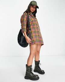 【送料無料】 バーブァー レディース ワンピース トップス Barbour x ASOS exclusive Lorna shirt dress in check Check