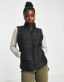 【送料無料】 ニュールック レディース ジャケット・ブルゾン アウター New Look lightweight padded vest in black Black
