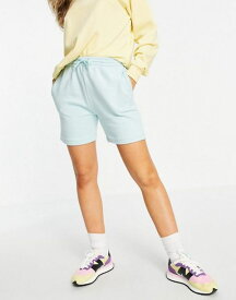 【送料無料】 プルアンドベアー レディース ハーフパンツ・ショーツ ボトムス Pull&Bear long sweat shorts in mint Green