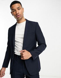 【送料無料】 フレンチコネクション メンズ ジャケット・ブルゾン アウター French Connection suit jacket in navy Navy