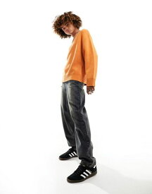 【送料無料】 ウィークデイ メンズ ニット・セーター アウター Weekday Cypher oversized sweater in rusty orange Rust orange