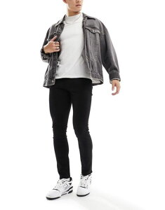 �W���b�N �A���h �W���[���Y �����Y �{�g���X �f�j���p���c �W�[���Y Jack & Jones Essentials Liam skinny fit jeans Black Denim �u���b�N