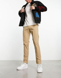 【送料無料】 リバーアイランド メンズ カジュアルパンツ ボトムス River Island casual pants in light brown Brown - light