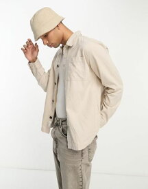 【送料無料】 セレクテッドオム メンズ シャツ トップス Selected Homme linen mix overshirt in beige Angora