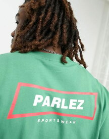 【送料無料】 パルレ メンズ Tシャツ トップス Parlez downtown t-shirt in green GREEN
