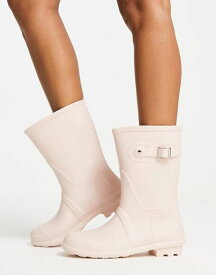【送料無料】 グラマラス レディース ブーツ・レインブーツ シューズ Glamorous welly boots in pale pink Pale Pink