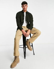 【送料無料】 ジャック アンド ジョーンズ メンズ シャツ トップス Jack & Jones Originals cord shirt in khaki Rosin