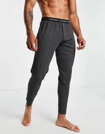 【送料無料】 フレンチコネクション メンズ カジュアルパンツ ボトムス French Connection lounge pants in charcoal Charcoal