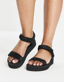 【送料無料】 ニュールック レディース サンダル シューズ New Look chunky sandals in black black