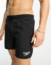 【送料無料】 スピード メンズ ハーフパンツ・ショーツ ボトムス Speedo essentials 16" swim shorts in black Black