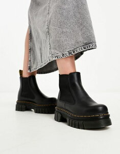 hN^[}[` fB[X V[Y u[cECu[c `FV[u[c `FV[ u[c Dr Martens Audrick Chelsea chunky flat Chelsea boots Black ubN