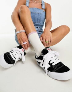 oY fB[X V[Y Xj[J[ Vans Knu Skool and Black ubN