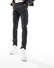 【送料無料】 フレンチコネクション メンズ デニムパンツ ボトムス French Connection skinny fit jeans in washed black Black