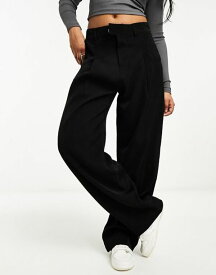 【送料無料】 シックスジュン レディース カジュアルパンツ ボトムス Sixth June tailor pants in black Black