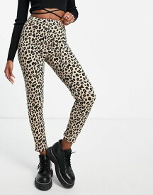 【送料無料】 アーバンブリス レディース デニムパンツ ジーンズ ボトムス Urban Bliss skinny jeans in leopard print Leopard print