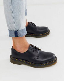 【送料無料】 ドクターマーチン レディース パンプス シューズ Dr Martens 1461 3-Eye Gibson Flat Shoes Black