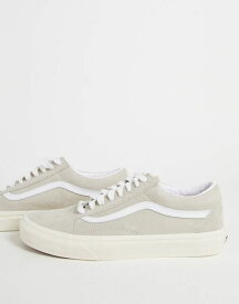 【送料無料】 バンズ レディース スニーカー シューズ Vans Old Skool Pig Suede sneakers in oatmeal Beige