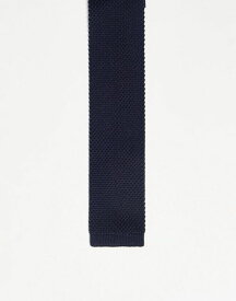【送料無料】 フレンチコネクション メンズ ネクタイ アクセサリー French Connection knitted tie in navy Marine