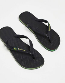 【送料無料】 イパネマ メンズ サンダル シューズ Ipanema classic brazil 21 flip flops in black Black