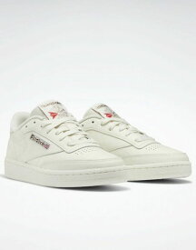 【送料無料】 リーボック メンズ スニーカー シューズ Reebok Club C 85 sneakers in chalk with rose gold detail WHITE