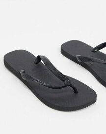 【送料無料】 ハワイアナス メンズ サンダル シューズ Havianas classic flip flops in black Black